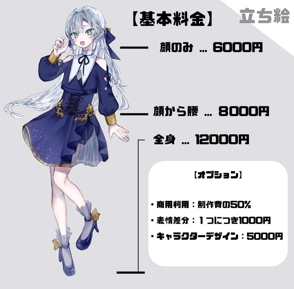 透明感のある立ち絵・一枚絵作成します 歌ってみた動画やグッズ制作にもおすすめです イメージ2