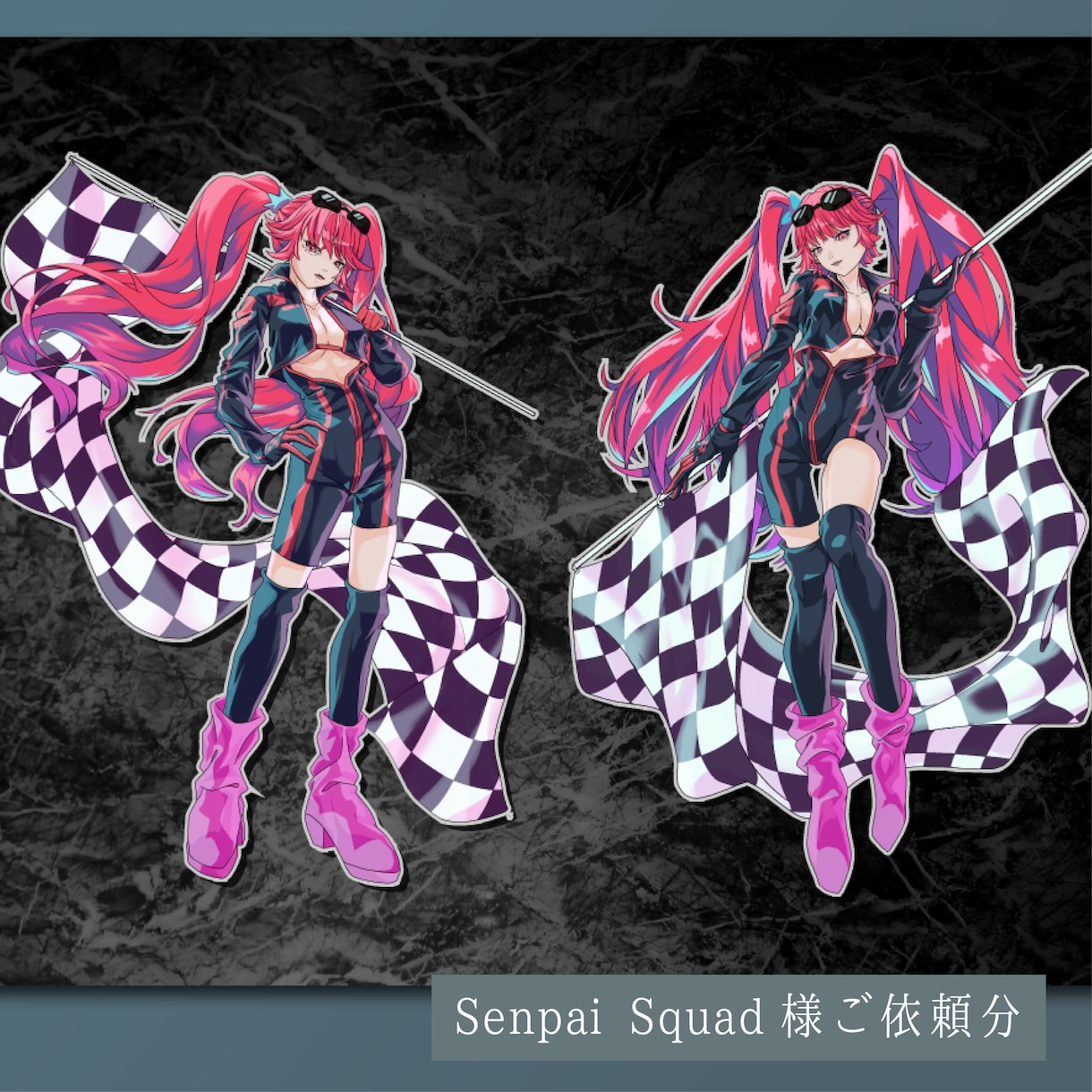 オシャレでかわいいイラスト、作成いたします 背景つきや全身絵、男性キャラも可 イメージ4