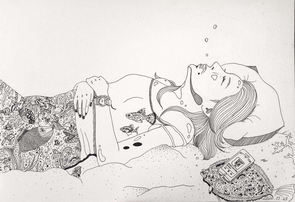 あなたを1枚の絵で表現します 世界に一つ唯一無二の1作品をあなたに。 イメージ10