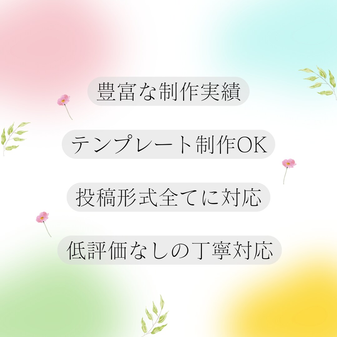 Instagramの投稿画像作成します テンプレは安心のCanva納品◎投稿データはPNG納品です イメージ2