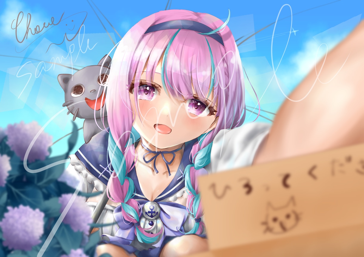 高品質カワイイ一枚絵･サムネ描きます 理想のイラストをお届け致します! イメージ2