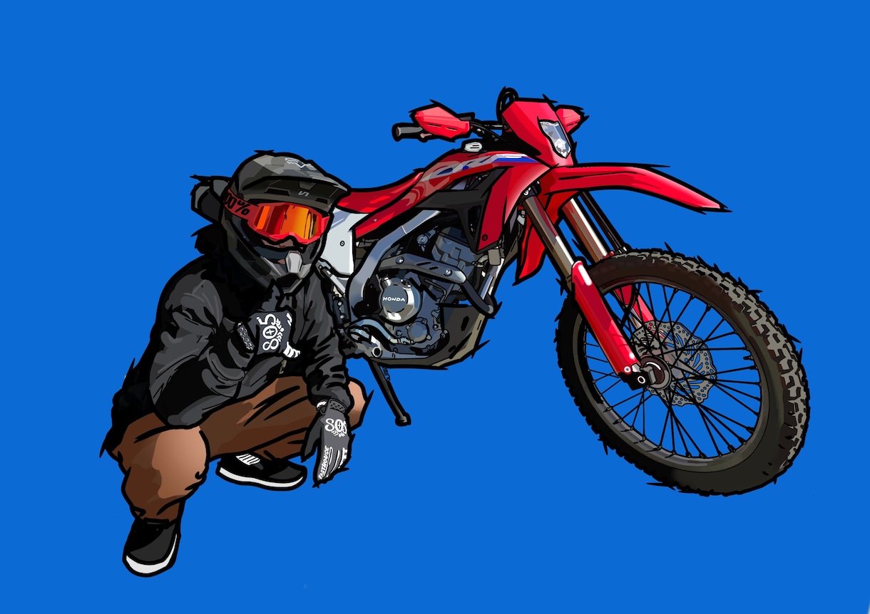 車、バイク、乗り物☆リアルなイラスト、作成します SNSアイコン、プレゼント、ステッカー、納車祝にいかがですか イメージ6