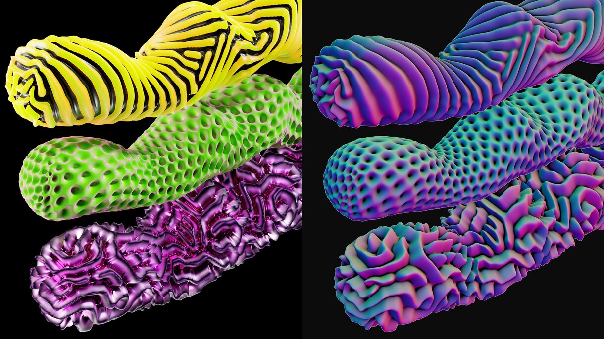 3D造形データ／3Dプリントデータを作成いたします 複雑形状や自由曲面、有機的形状にも対応した3Dモデルの制作 イメージ4