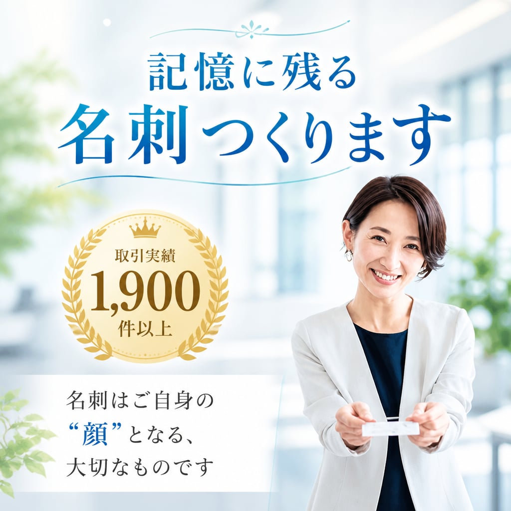 名刺やショップカードをお作りします もらって嬉しい。配りたくなる。そんな名刺をお作りします イメージ2