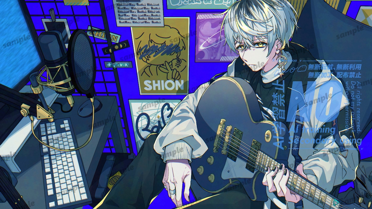 希望の雰囲気に合わせた一枚絵制作します 歌ってみたサムネなどにおすすめです！ イメージ3