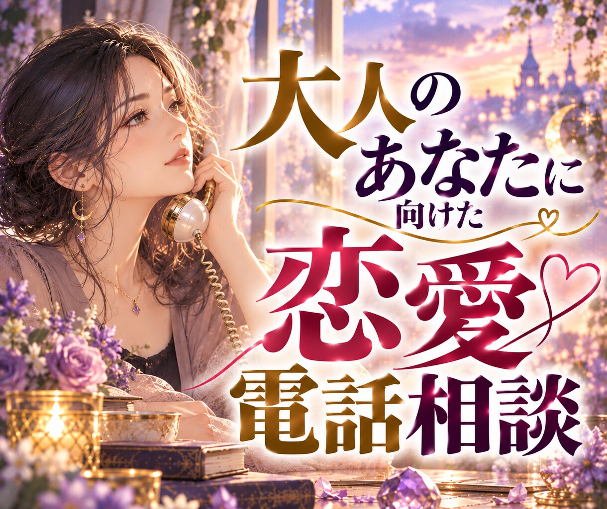 あなたの大人の恋愛に霊視やタロットで覗いていきます 再婚、年齢差、秘密の恋愛、曖昧な関係などで悩んでいるあなたへ イメージ1