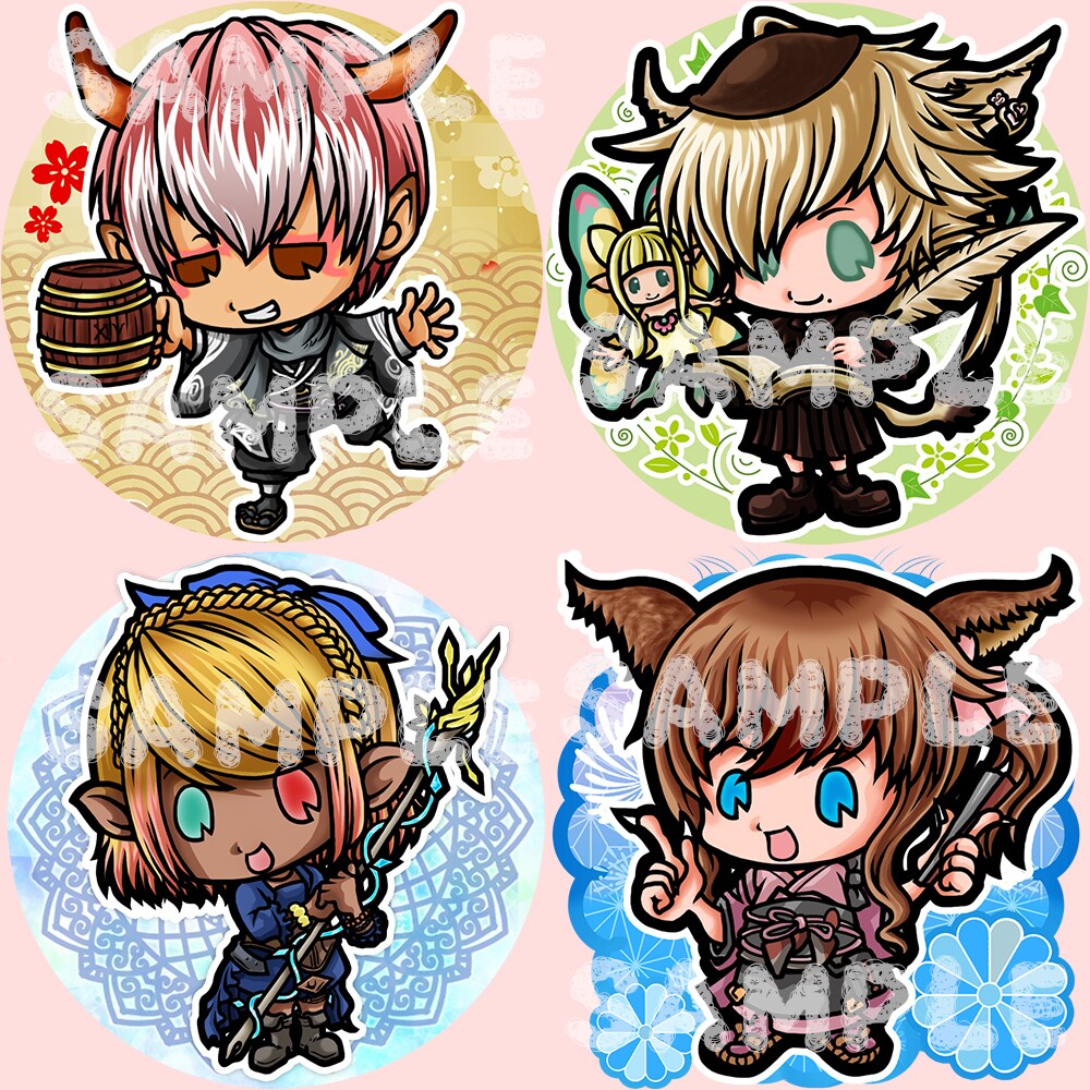 ミニマム★SNS用の超デフォルメアイコンを描きます シールやアクリルプレートにしてもかわいいデフォルメです♪ イメージ2