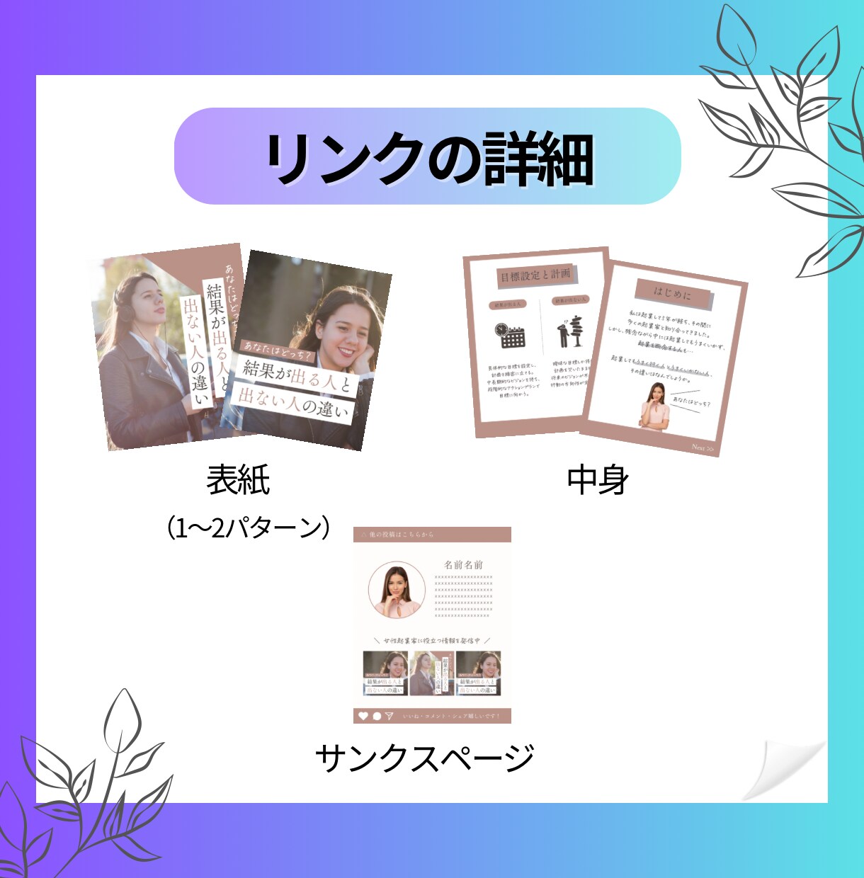 テンプレートにできるインスタ投稿を作成します 【 Canvaの使い方つき 】ご自身で編集可能な投稿デザイン イメージ3