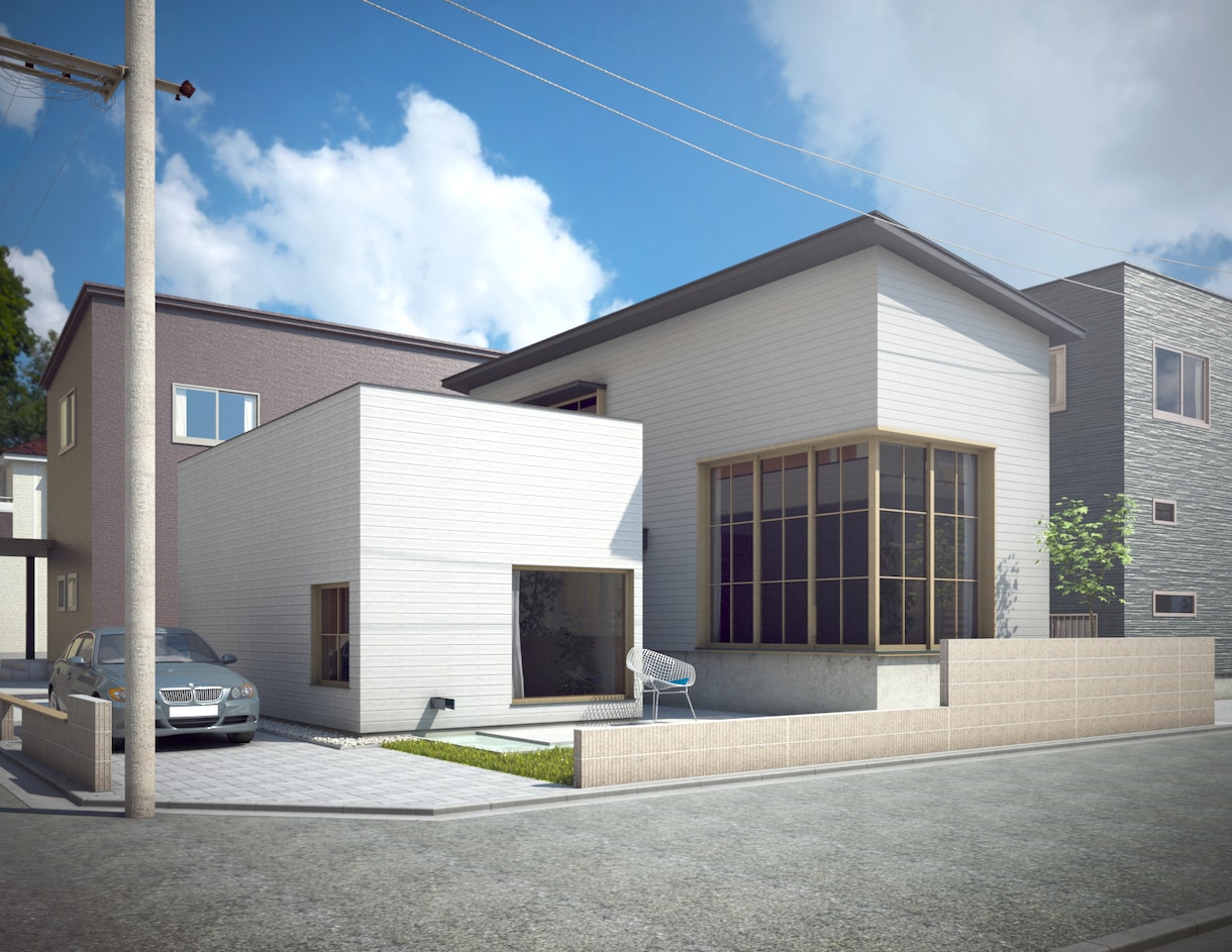 プロ建築CGクリエイターが【建築パース】制作します 【講師・雑誌掲載・コンペ受賞 歴あり】安心してお任せください イメージ3