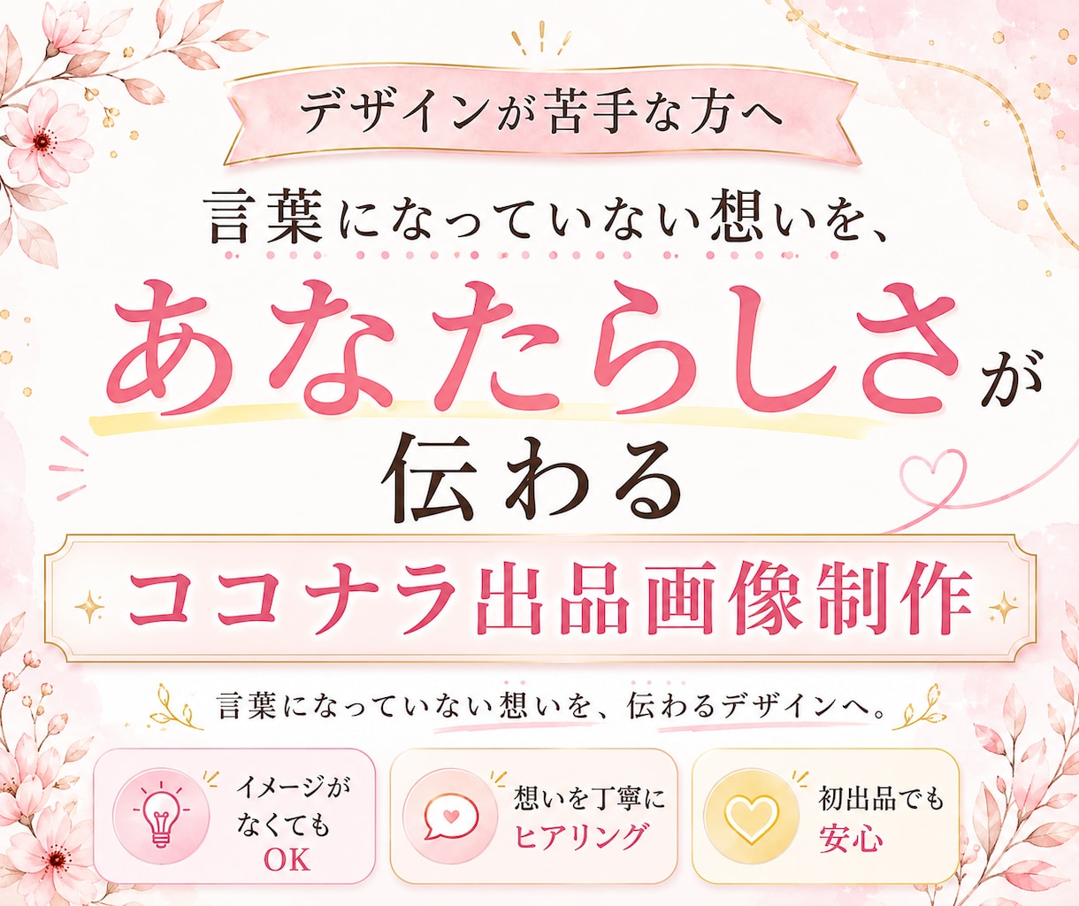 出品サービス画像☆ココナラサムネイル作成します SNSやヘッダー・チラシキャッチコピー・スライド資料も対応 イメージ1