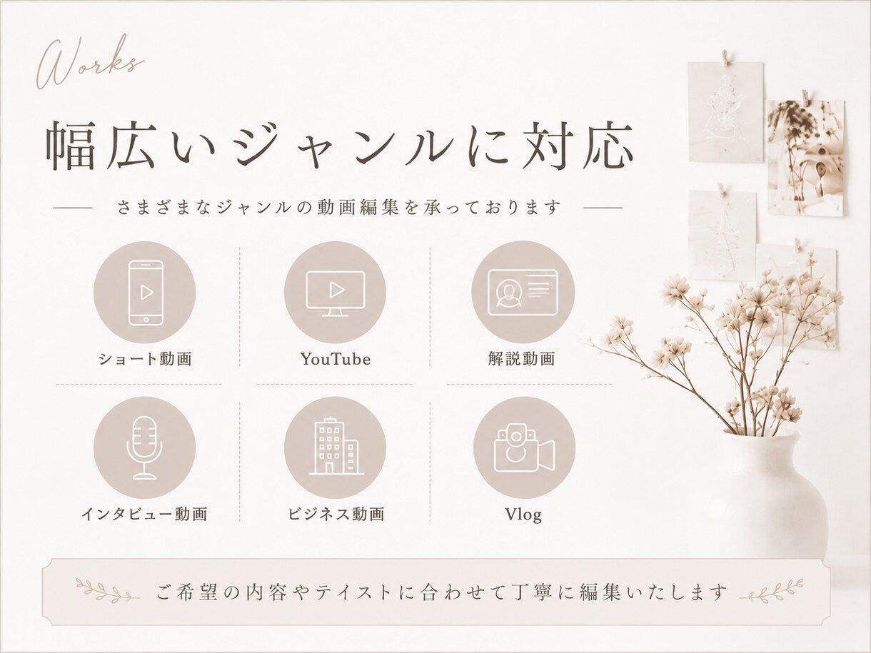動画編集のお手伝いをします 一つひとつ丁寧に、心を込めて編集いたします イメージ3