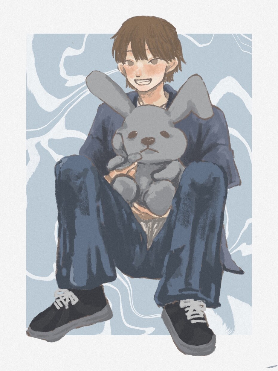 SNSのアイコンやヘッダー制作します 暖かい色味が得意です！似顔絵やかわいいわんちゃん！ イメージ3