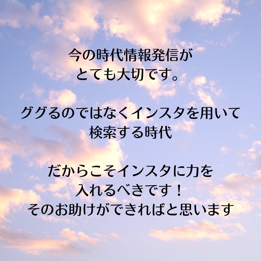１か月間インスタ運用代行いたします 徹底的にこだわっていきます！！ イメージ3