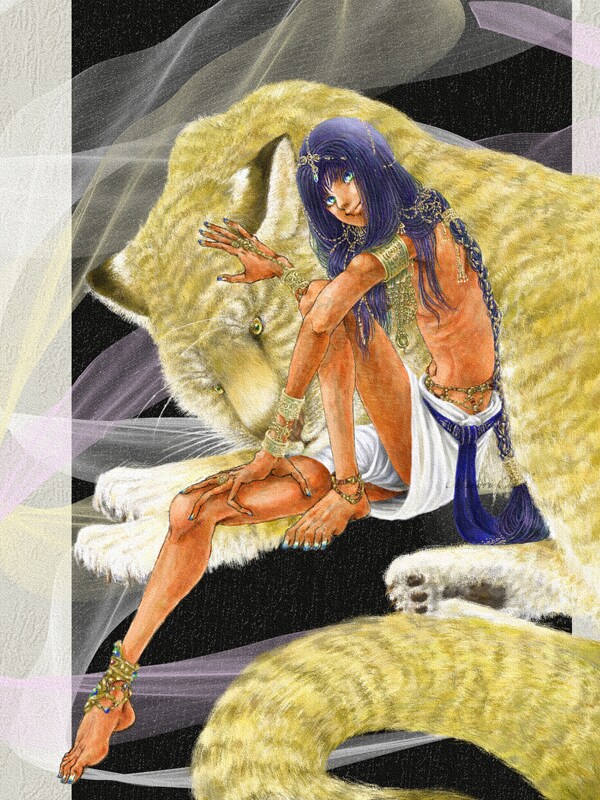 単色でアナログ風の挿絵やイラストを描きます 表情豊かな動きある人物や動物を描きます イメージ7