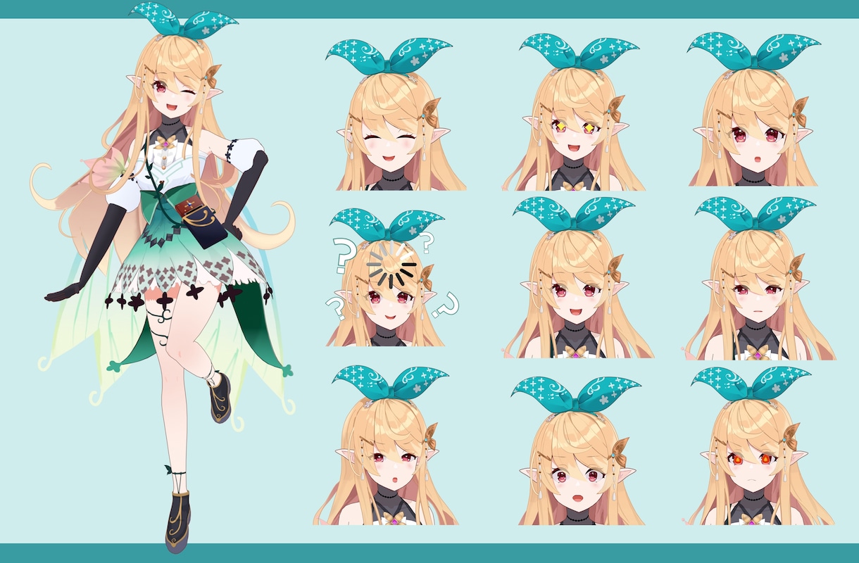 可愛い3Dモデルつくります イラスト再現力○！あなたのアバターを3Dにしませんか？ イメージ3