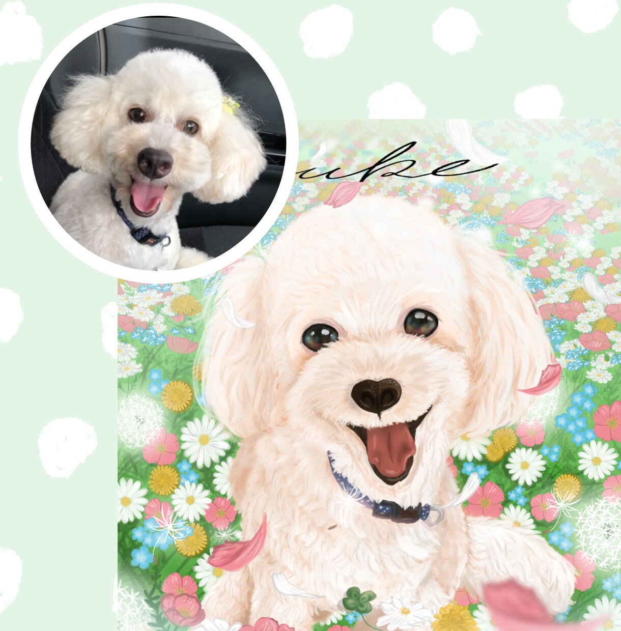 OPEN価格5月まで！ペットのイラスト描きます 背景にも力を入れています！可愛いを凝縮したリアルテイストな絵 イメージ6