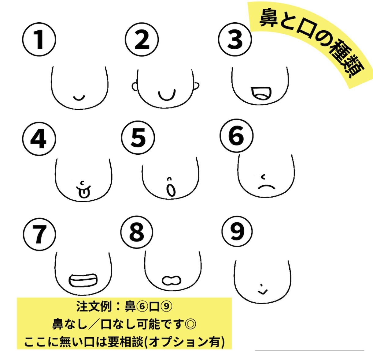 合計4万通り以上！自分で選んだイラスト作りをします 好きなパーツを選んで自分だけのイラストを作り！アイコンにも！ イメージ4