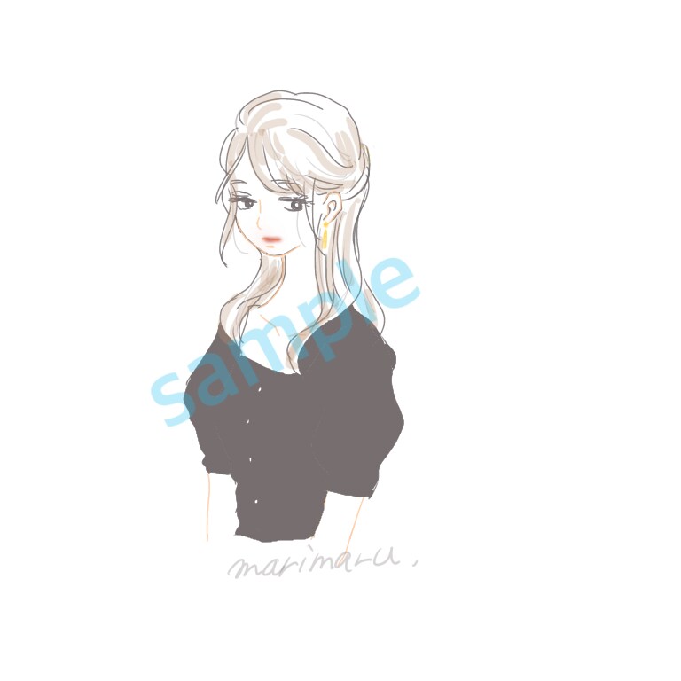 綺麗系、ふんわり可愛い系イラストお描きします 商用可！お写真を元に、イメージに合わせてお描きします。 イメージ1