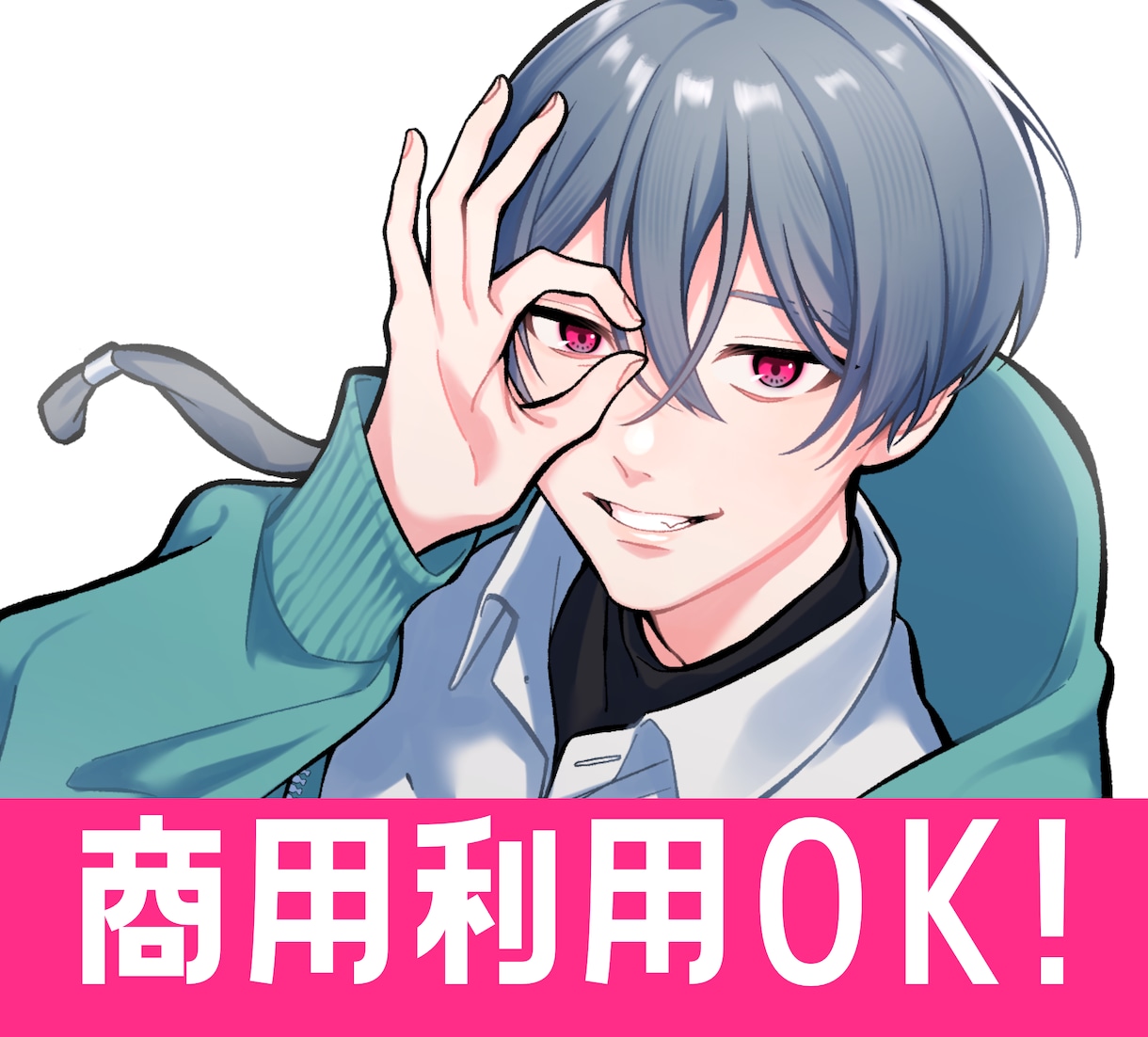 きれいめ爽やかなイラスト描きます 歌みた動画・サムネイル・誕生日・立ち絵・アイコンなど イメージ1