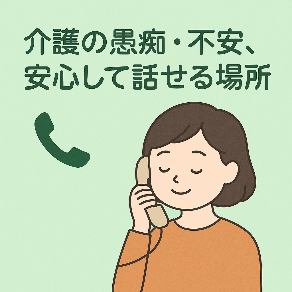 自宅介護に疲れた方お悩みお聴きします 介護で孤独を感じているあなたへ、安心して話せる時間を イメージ1