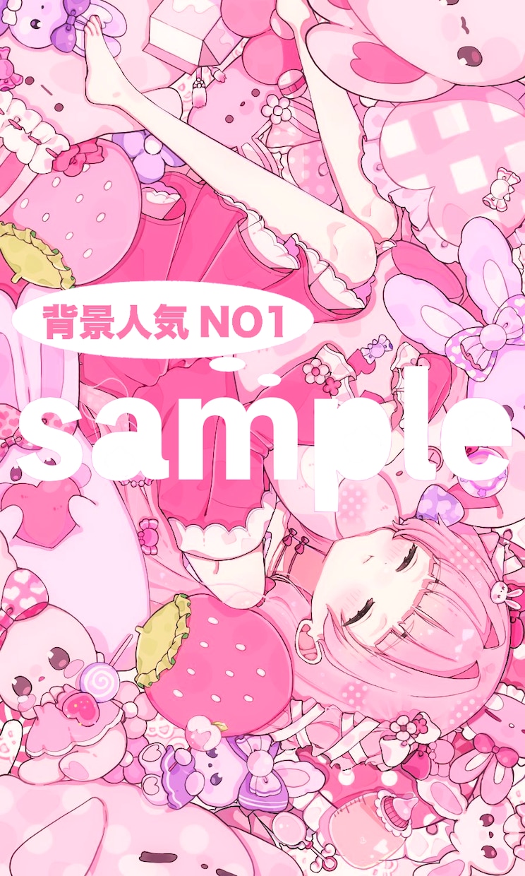 修正無料！ふわふわ可愛いイラストをお届けします 1枚絵・ミニキャラ・立ち絵・アイコン・記念日なども対応可◎ イメージ9