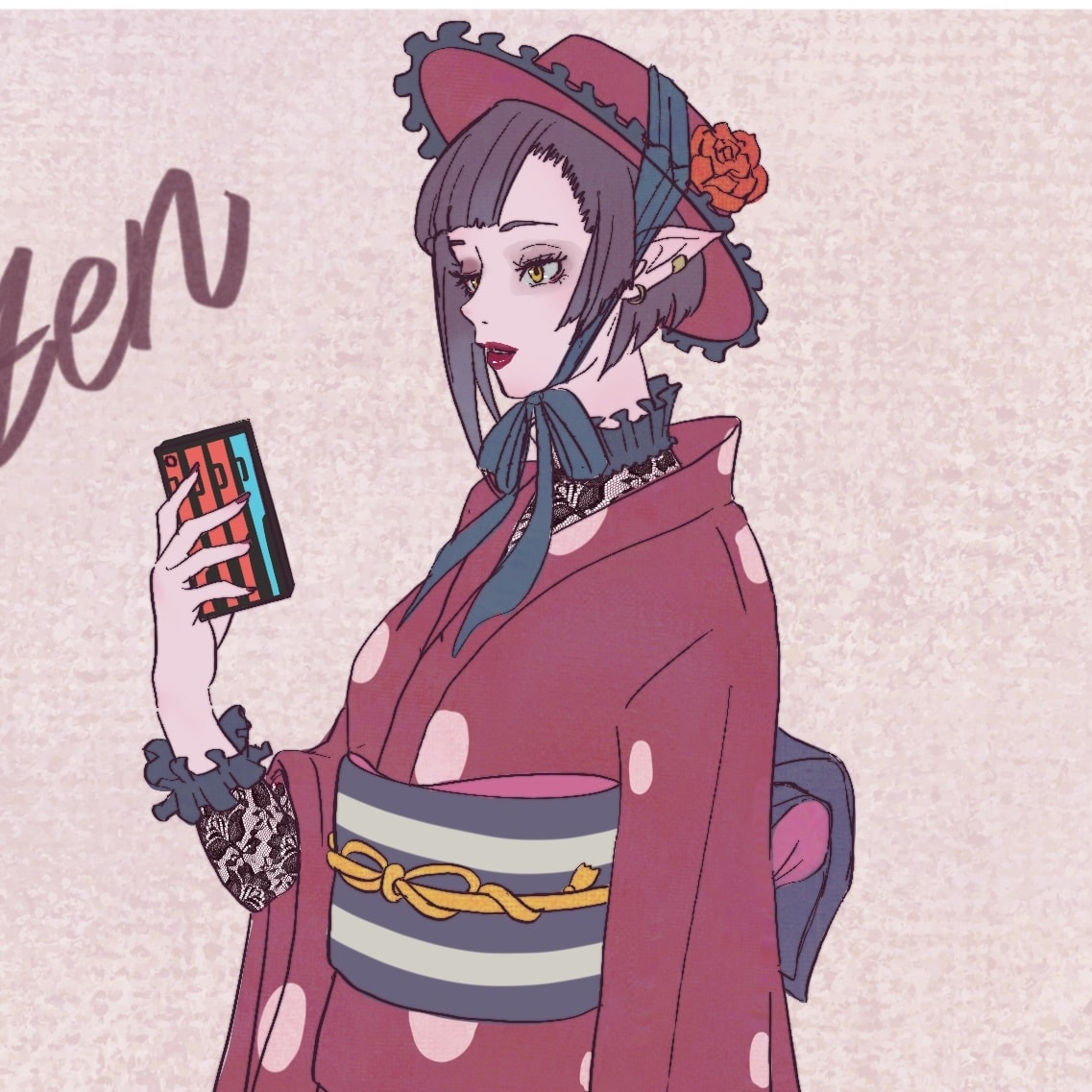 オシャレ、可愛い、綺麗め女性イラスト描きます ご自身のアイコン画像やプレゼント用に イメージ2