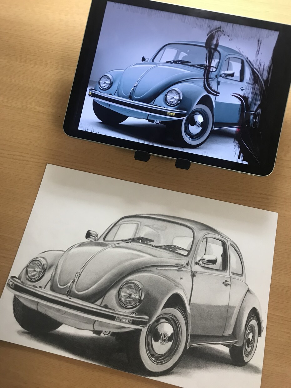 車や建物、風景画等の鉛筆画を描かせていただきます 愛車のイラストをお家に飾りたい方やプレゼント等にぜひ！ イメージ2