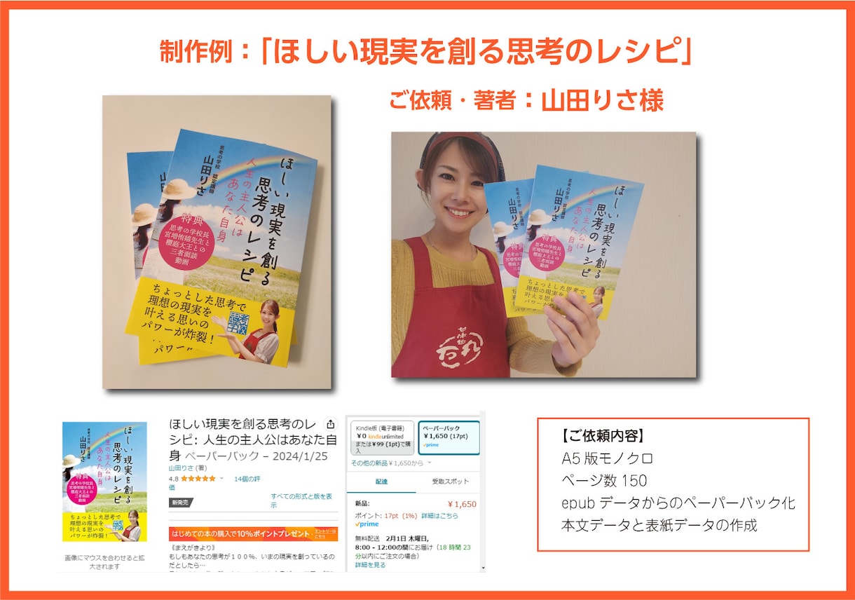 Amazonペーパーバック用データ作成します 「印刷業界歴35年」プロの技術でお手伝いいたします。 イメージ3