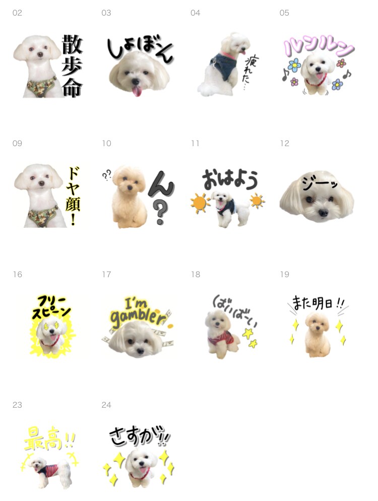 オリジナルLINEスタンプ作ります お値下げ中！お子様やペットの写真を使ってスタンプを作ります♪ イメージ5