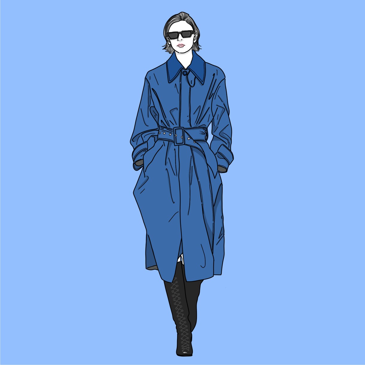 オシャレ✖️印象に残る線画アイコン描きます 元ブライダル販売員による丁寧なご要望の汲み取り♩ イメージ10