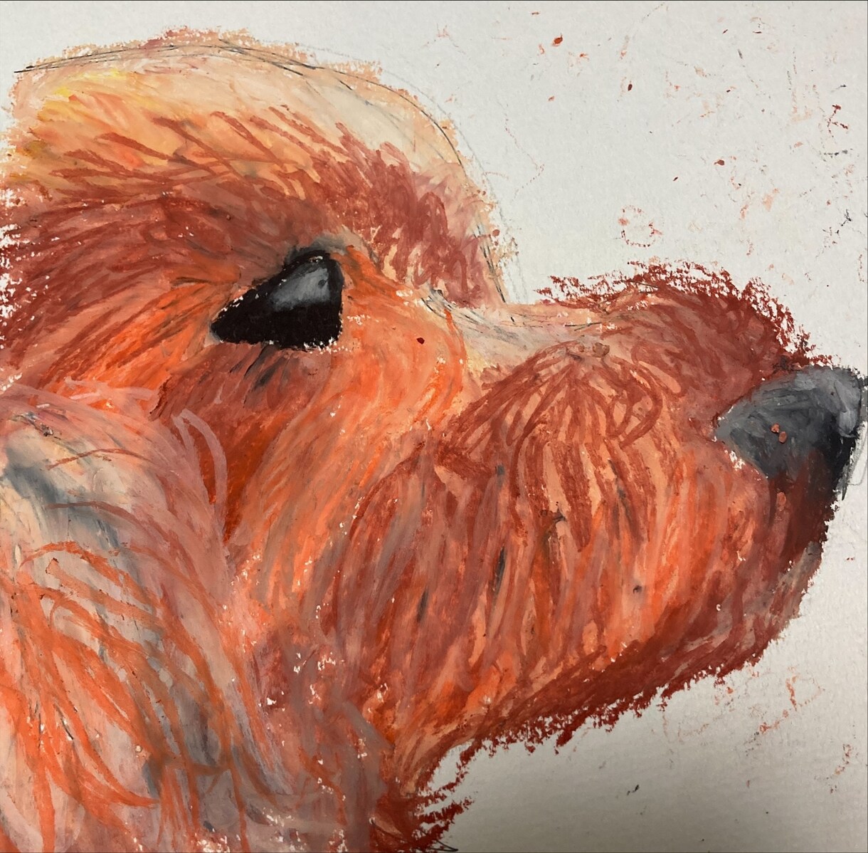うちの子だけの温かいペット肖像画を描きます 写真から世界に一枚だけの優しいペットアートを制作します イメージ3