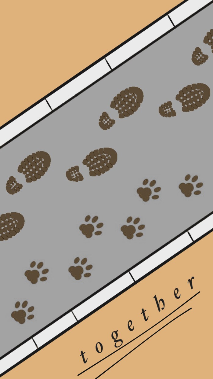 スマホ背景を作成します ペット暮らす人向け。種類は問いません。 イメージ1