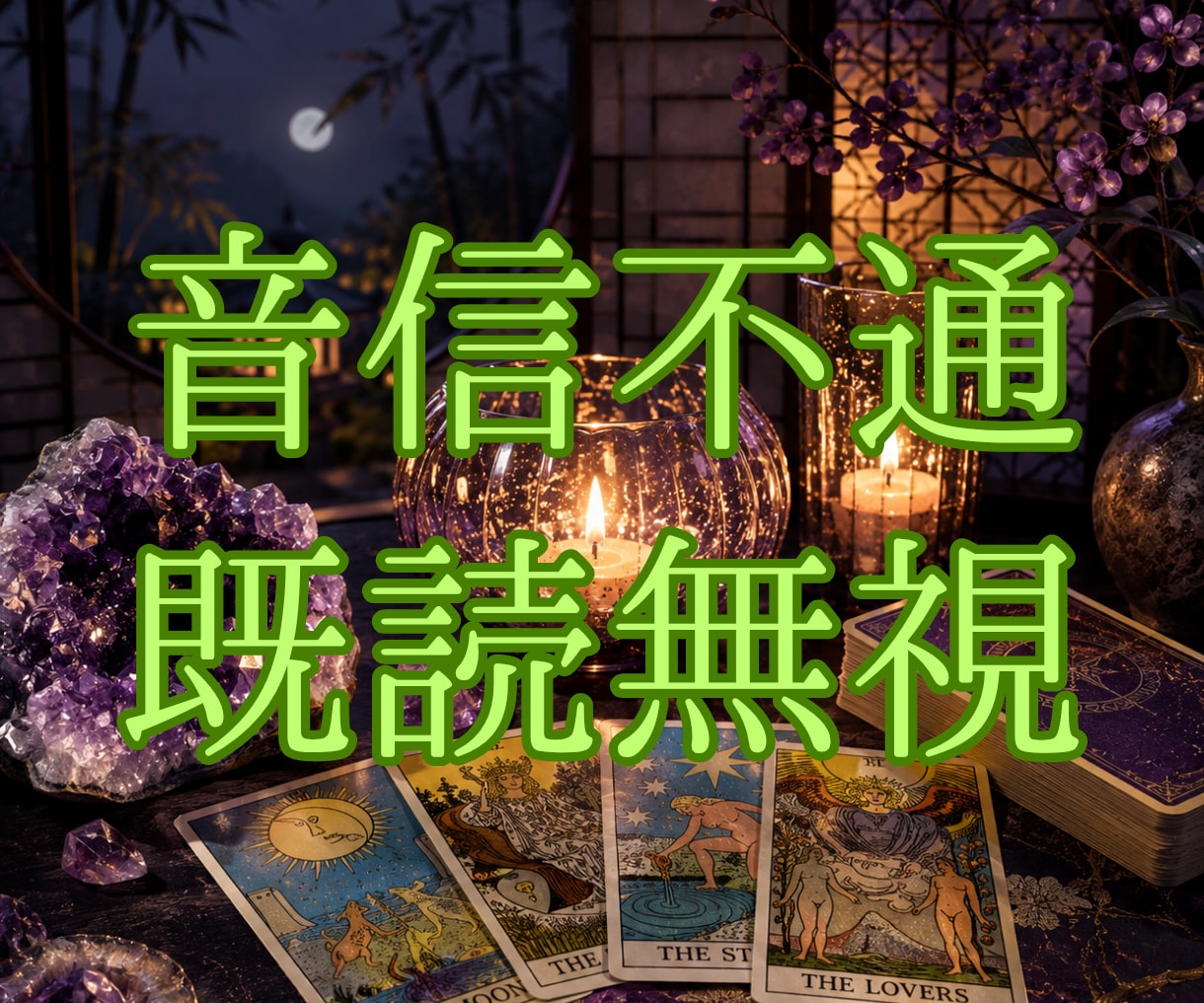 複雑愛｜音信不通・既読無視・お相手の本音を視ます 霊視×タロットで、あげ鑑定なし。今の本音を正直にお伝えします イメージ1