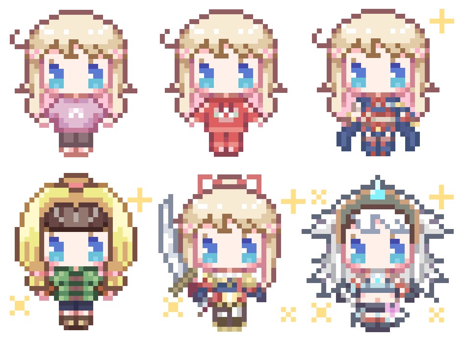 gif動画可能✦デフォルメ調ドット絵をお描きします 小物1点無料✦動画のワンポイントやグッズ作成などにどうぞ！ イメージ10