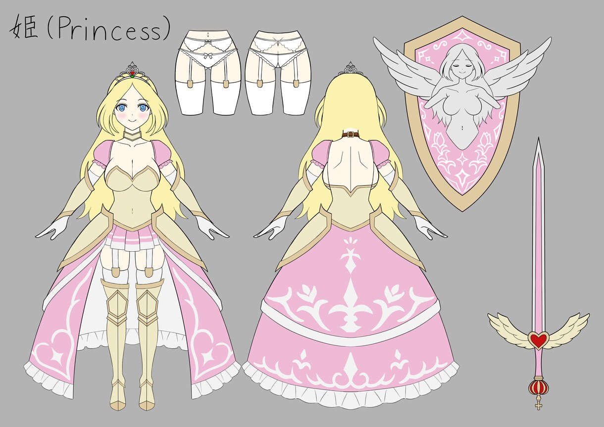 かわいい女の子キャラをデザインして立ち絵を描きます ゲーム用の立ち絵に最適！　TRPGにも！ イメージ10