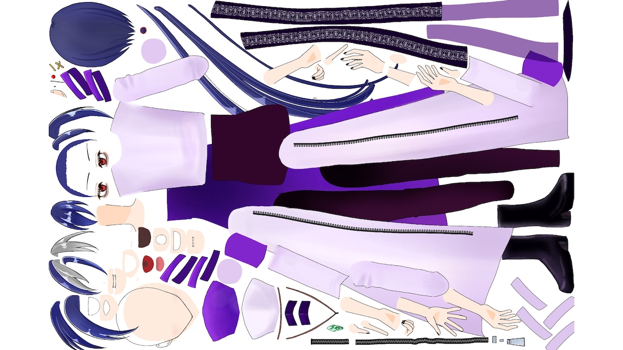 激安☆この値段のみ！VTuber中の人募集します 可動パーツ分け済のこちらのイラスト、追加費用なし表示価格のみ イメージ4