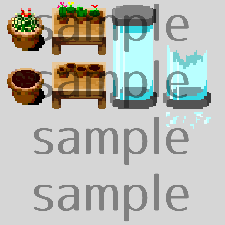 ドット絵のキャラチップやタイルセットを作成します 自作ゲーム公開経験を活かして、あなたの創作をサポート！ イメージ3