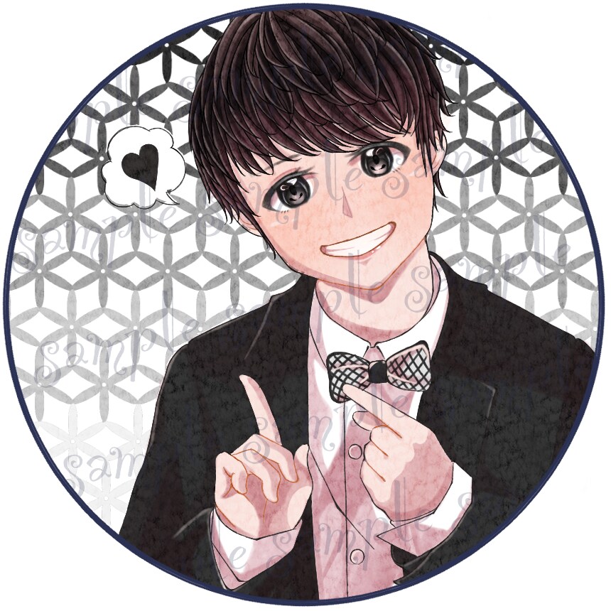 似顔絵イラスト承ります 少女漫画風の可愛い絵柄イラスト描きす イメージ1