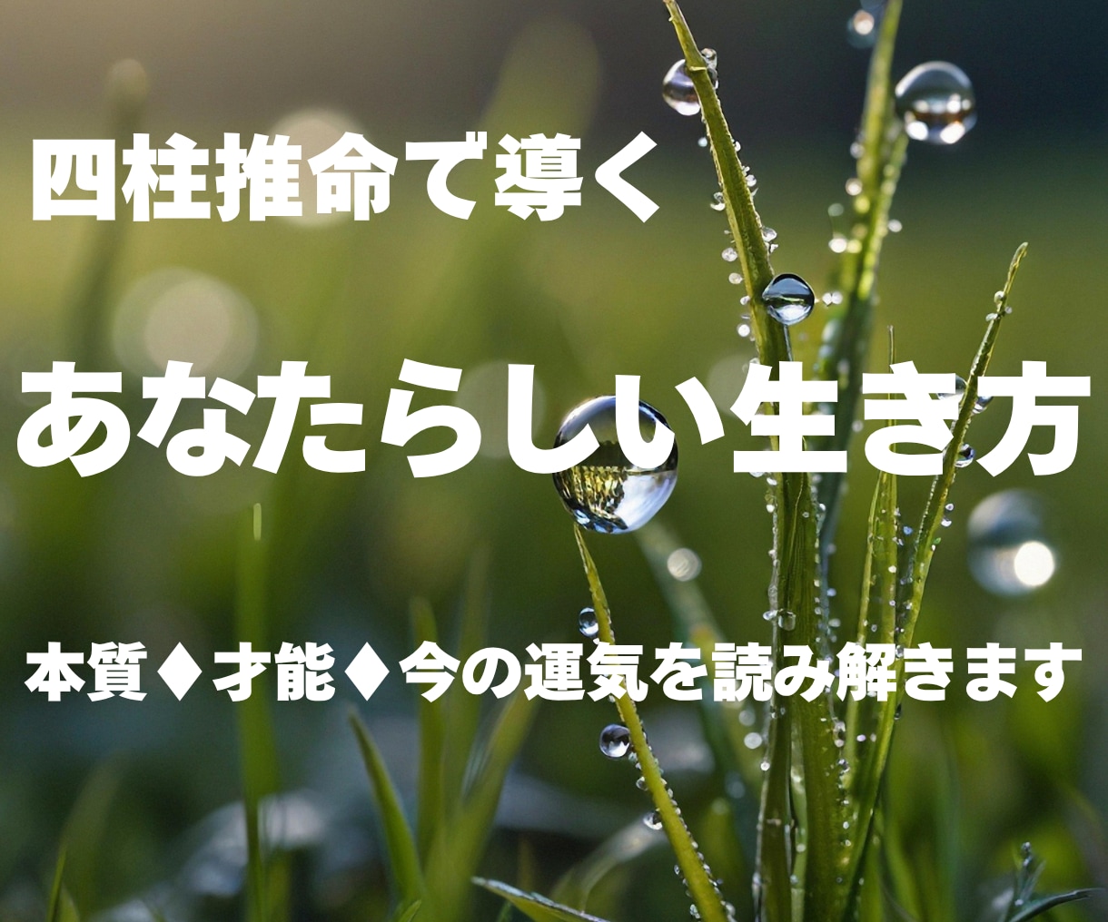 四柱推命で「あなたとあなたの宿命」を読み解きます ◆知ってる方が役に立つ！あなたの運気の流れをお伝えしますね。 イメージ1