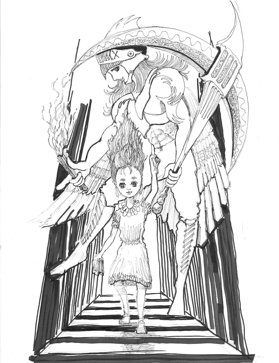 線画のモノクロイラスト描きます 雰囲気のある線画イラストであなたのお手伝いさせてください イメージ3