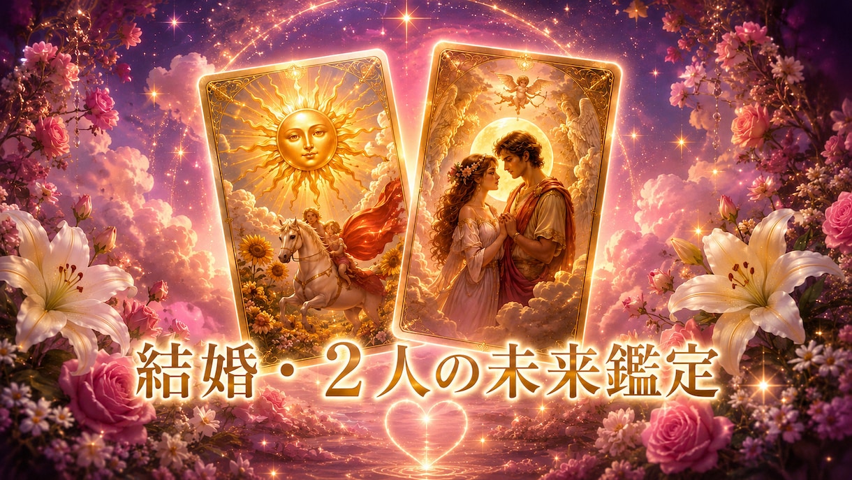 相手の本音と結婚の未来をタロットで鑑定します 「結婚、考えてる？」その答えをタロットが教えてくれる！ イメージ1