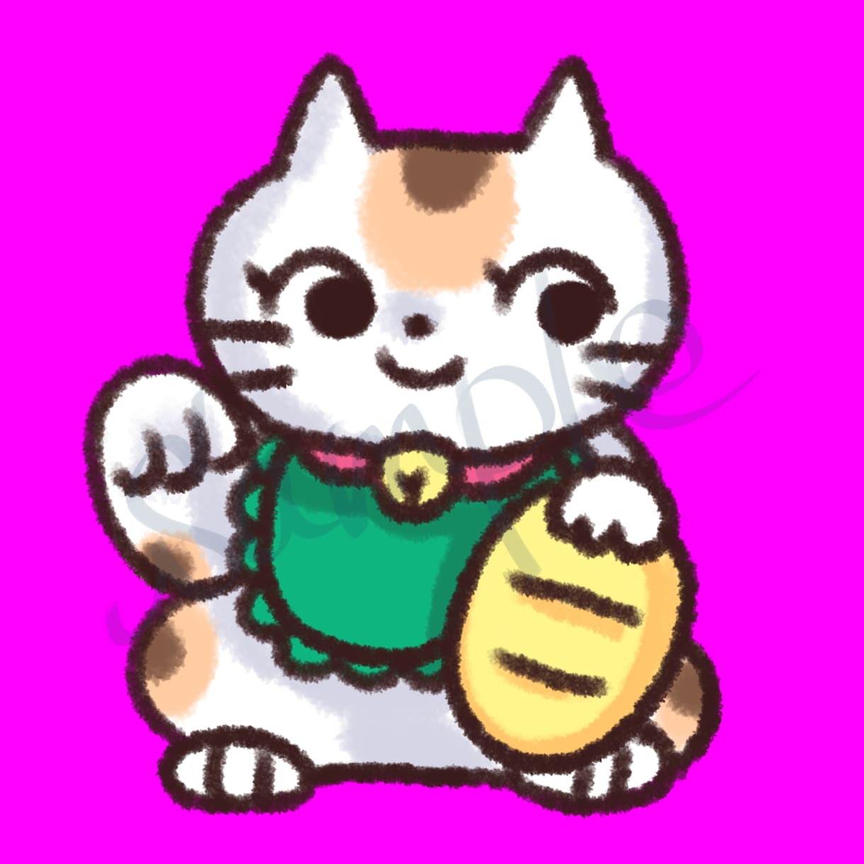 クレヨン風のゆるカワアイコン描きます 癒し系なオリジナルアイコンをお求めやすい価格で！ イメージ2