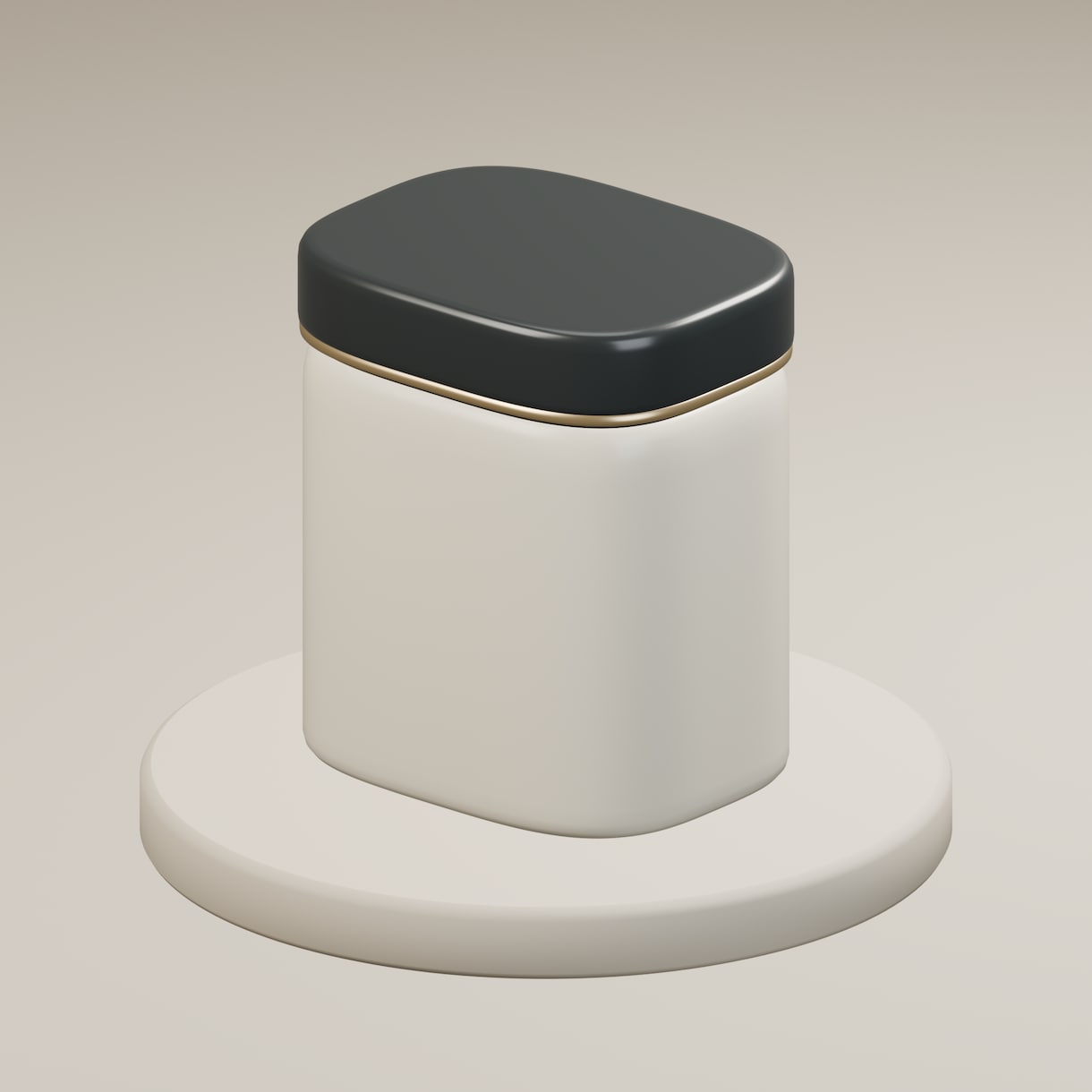 化粧品容器の3DCG画像と動画を制作します 容器の外観を、静止画2枚と6秒動画に イメージ1