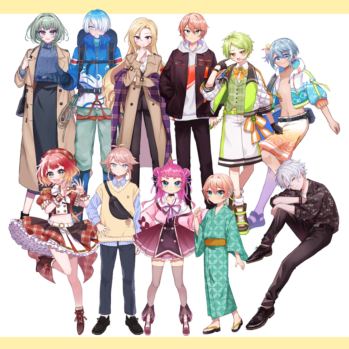 TRPG、ゲーム用の立ち絵イラストを描きます TRPG・ゲーム・動画などで使用できる立ち絵を制作致します！ イメージ4
