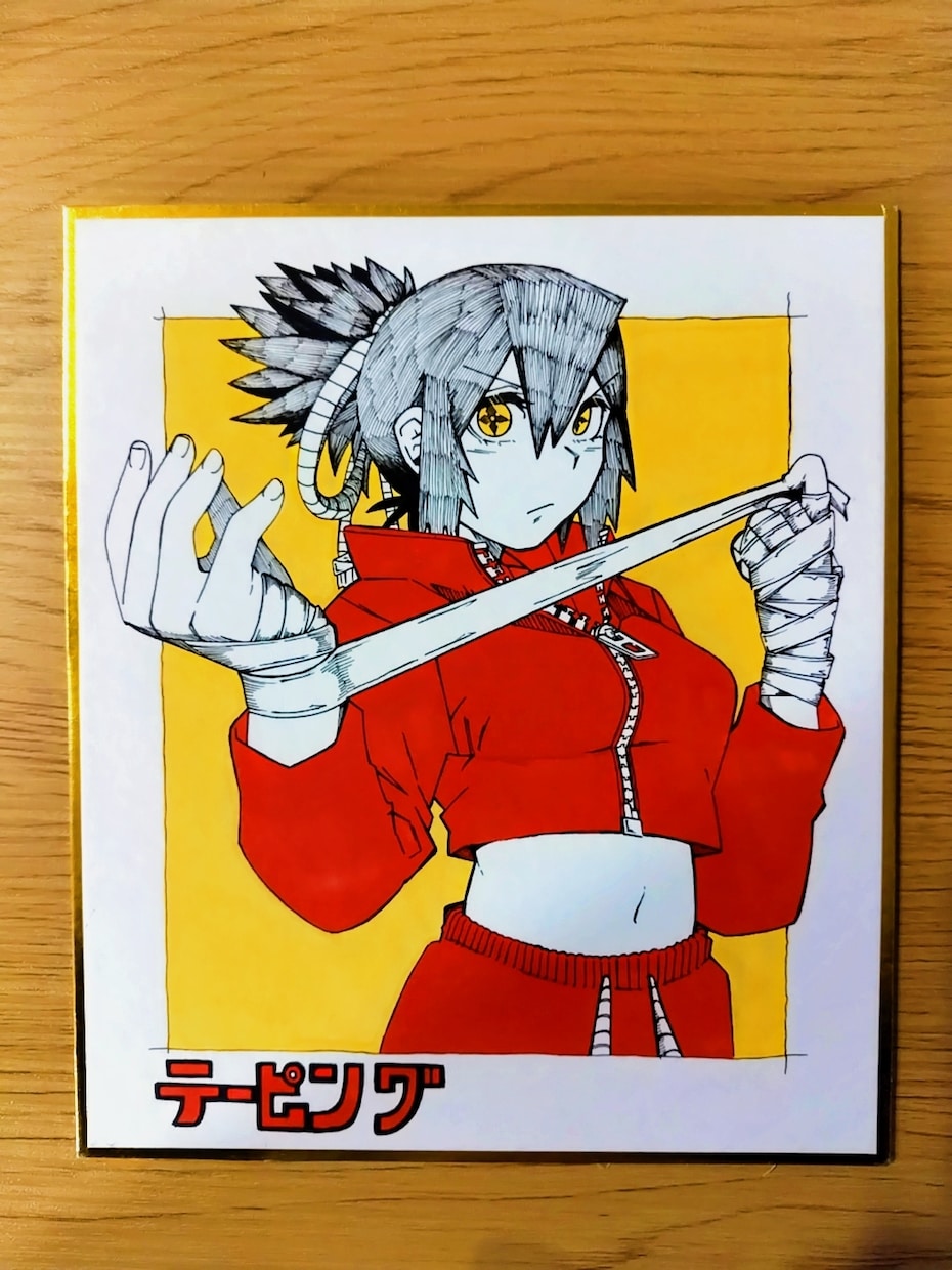 白黒のアナログイラストの販売をしてます 強い女性や神話イメージのキャラのイラストを描くのが好きです。 イメージ1