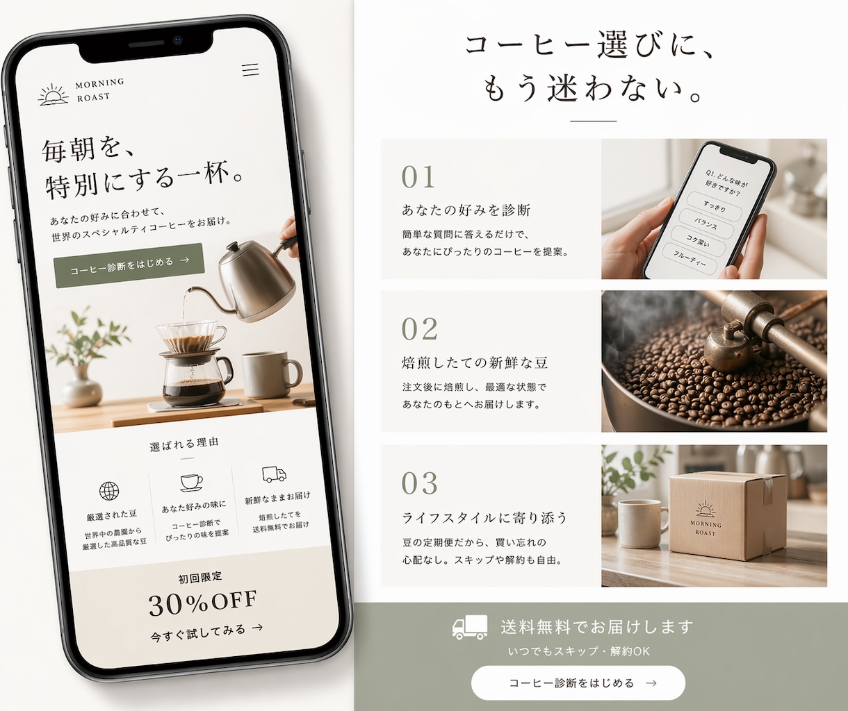 購入前にデザイン確認できるLP制作します 実物を見てから判断できるLP制作です イメージ3