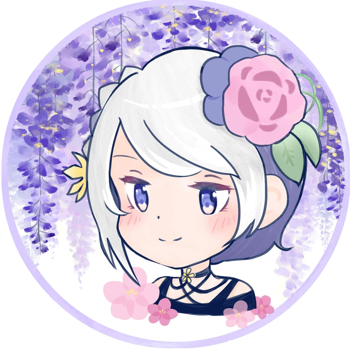 かわいいオリジナルアイコンお描きします Vtuberさま必見！アイコン、サムネ、背景画面などに◎ イメージ2