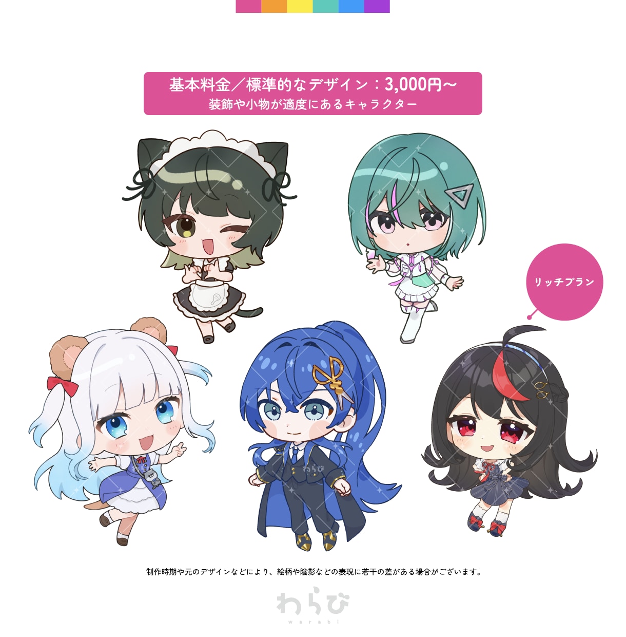 もっちりかわいいミニキャラ描きます 商用OK◎用途別プランあり！動画素材・グッズなど イメージ4