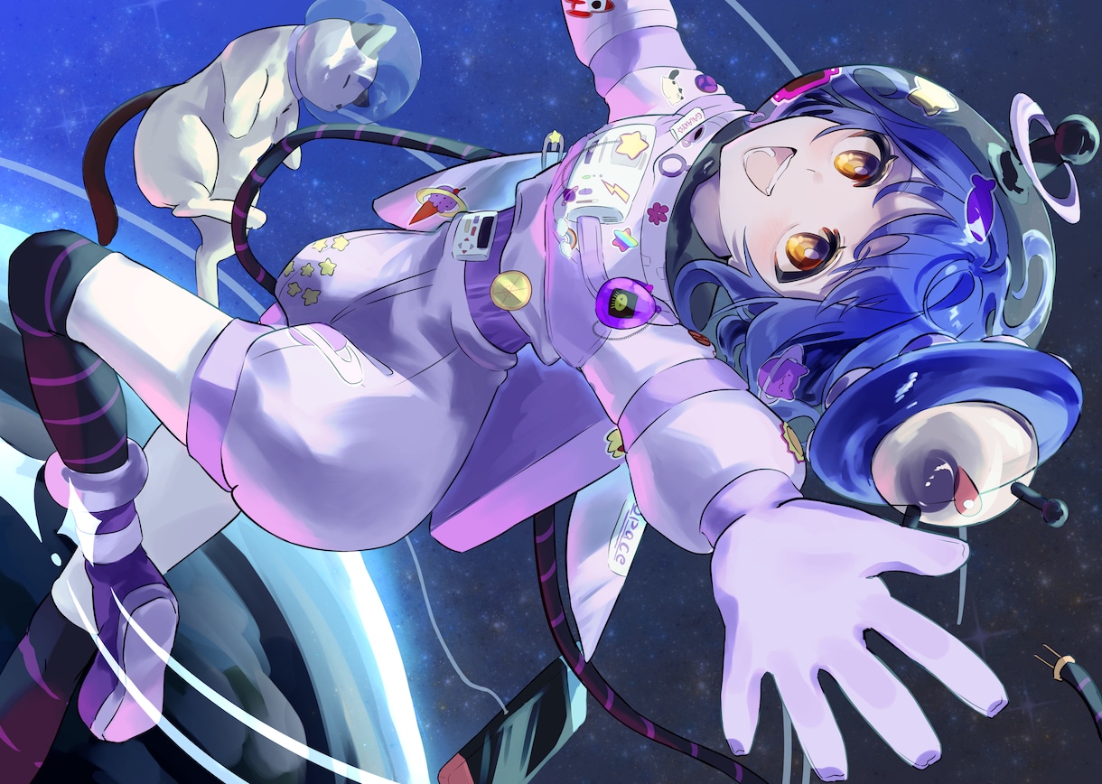 サムネ用イラスト、グッズ用イラストを制作いたします VTuber様、活動者様に向けたイラストを提供いたします！ イメージ1