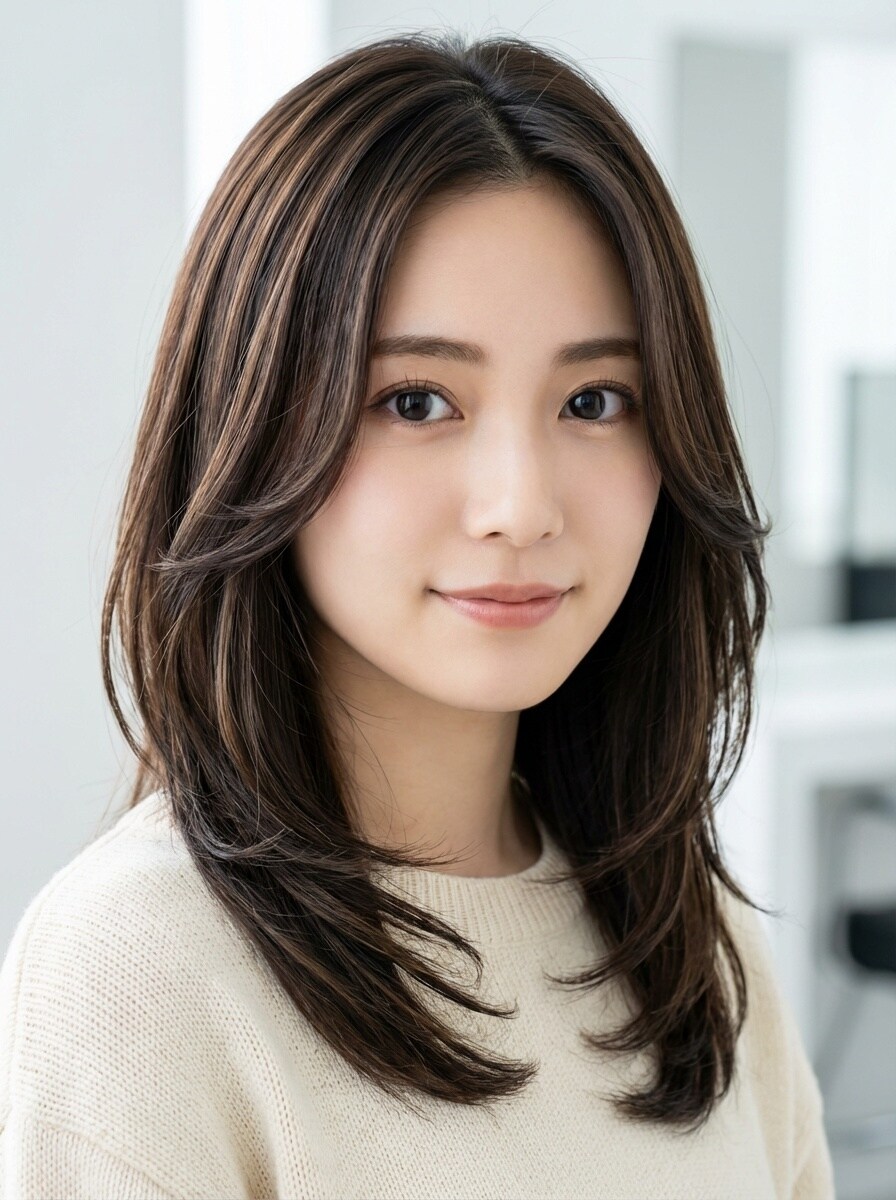 即日納品可!【美容室用ヘアスタイル写真】作成します Z世代人気の韓国風レイヤーからシニアのひし形ショートボブまで イメージ6